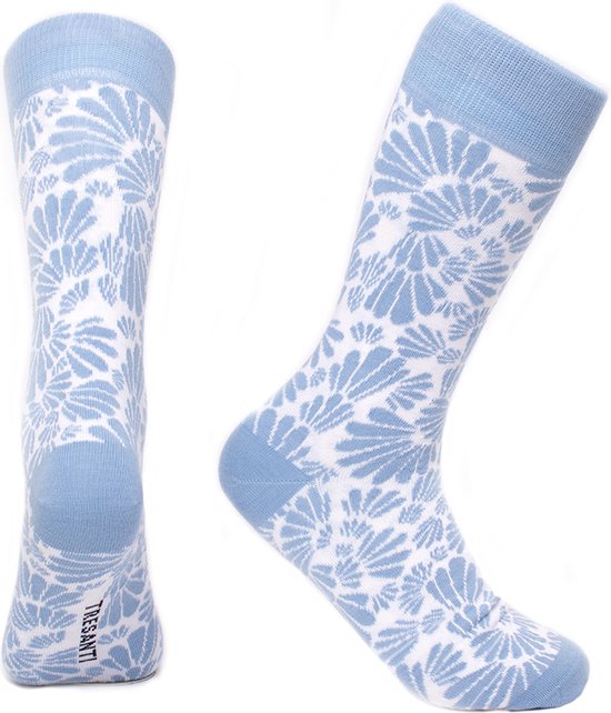 TRESANTI | CAPRIANO I Sokken met botanische lijnen | lilac | Size 43/46