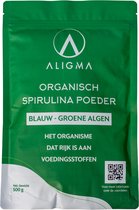 Aligma® Biologische Spirulina Poeder: hét voedingssupplement vol essentiële voedingsstoffen voor je (huis)dier! - 500 gram