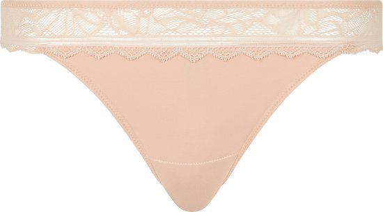 Chantelle EasyFeel - Floral Touch - Tanga - Golden Beige - 44