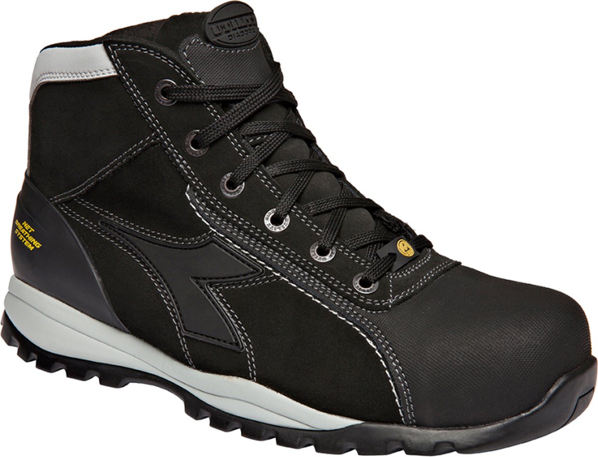 Diadora Glove Net Mid Pro S3 HRO SRA ESD Zwart - Maat 41