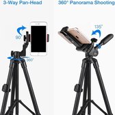 3560 Telefoon Statief 140cm Professionele Video Opname Camera Fotografie Stand voor Xiaomi HUAWEI iPhone Gopro met Selfie Remote