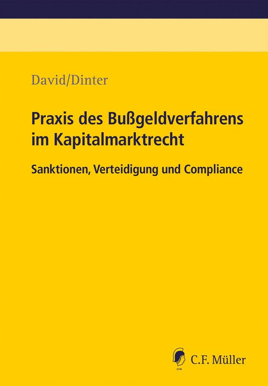 Praxis des Bußgeldverfahrens im Kapitalmarktrecht - cover
