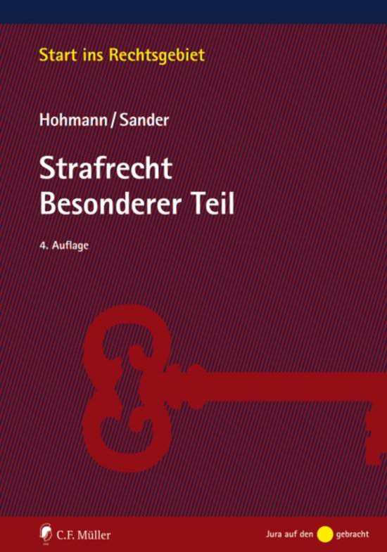 Start ins Rechtsgebiet - Strafrecht Besonderer Teil - cover