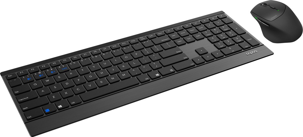 9500M Toetsenbord + Muis Comboset AZERTY(BE) Zwart