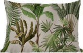 Buitenkussens - Jungle - Palmboom - Bananenplant - Kinderen - Natuur - Planten - 60x40 cm - Weerbestendig