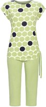 Pantalon 3/4 Ringella Pyjama - 528 Vert - taille 38 (38) - Femme Adultes - Katoen/ Modal / Tencel- 4211225-528-38