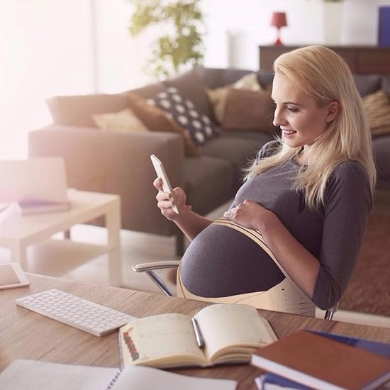 Mammy Vrouwen Zwangerschapsbuikband - Licht en Ademende Buiksteunband voor Zwangere Vrouwen XXL