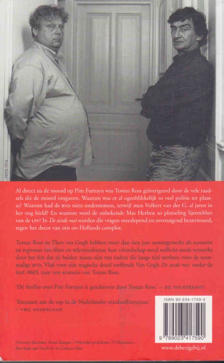 De Zesde Mei - back cover