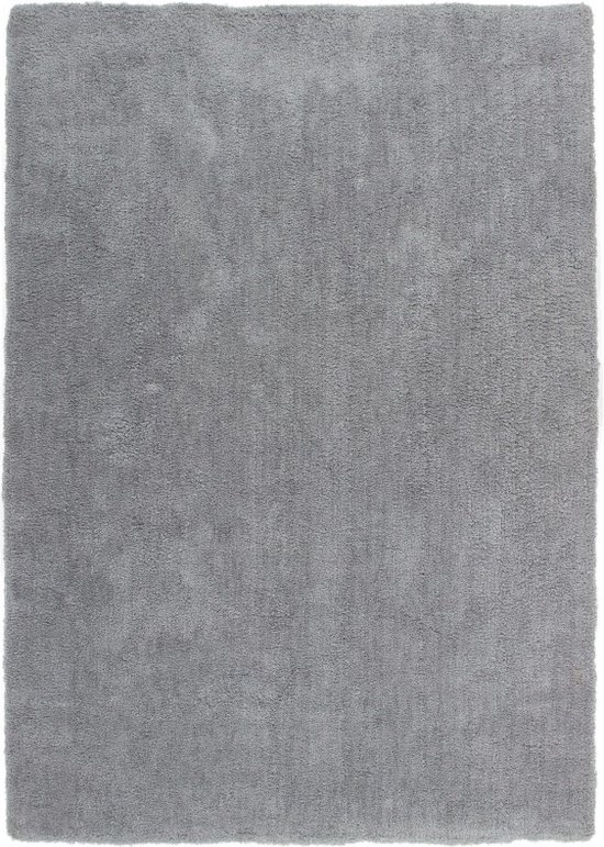 Lalee Velvet | Modern Vloerkleed Hoogpolig | Silver | Tapijt | Karpet | Nieuwe Collectie 2024 | Hoogwaardige Kwaliteit | 160x230 cm