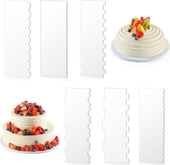 Schraper Ribbel Taartschraper voor Strakke Afwerking