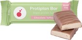 Protiplan | Finest Protein Bar | Chocolate Toffee | 64 stuks | 64 x 45 gram | Eiwitrepen | Koolhydraatarme sportvoeding | Afslanken met Proteïne repen
