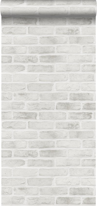 Walls4You behang steen lichtgrijs - 935325 - 0,53 x 10,05 m