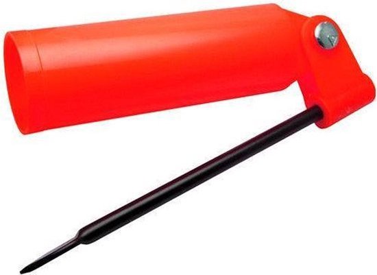 X2 Kokersteun -Hengelsteun - Compact - Opklapbaar - Rood van Merkloos — afbeelding 2