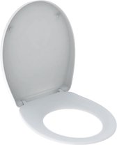 fixation du siège de toilette blanc par le bas