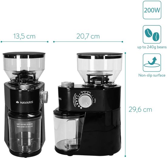 Cloer 7579 Elektrische Kaffeemühle, 150 W, für bis zu 50 g
