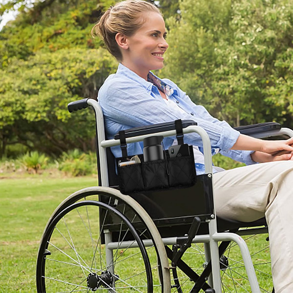 Goedkoopste rolstoel opbergtas - Veilige opbergtas voor rolstoelen, mobiliteitshulp rolstoelaccessoires tas voor ouderen senioren