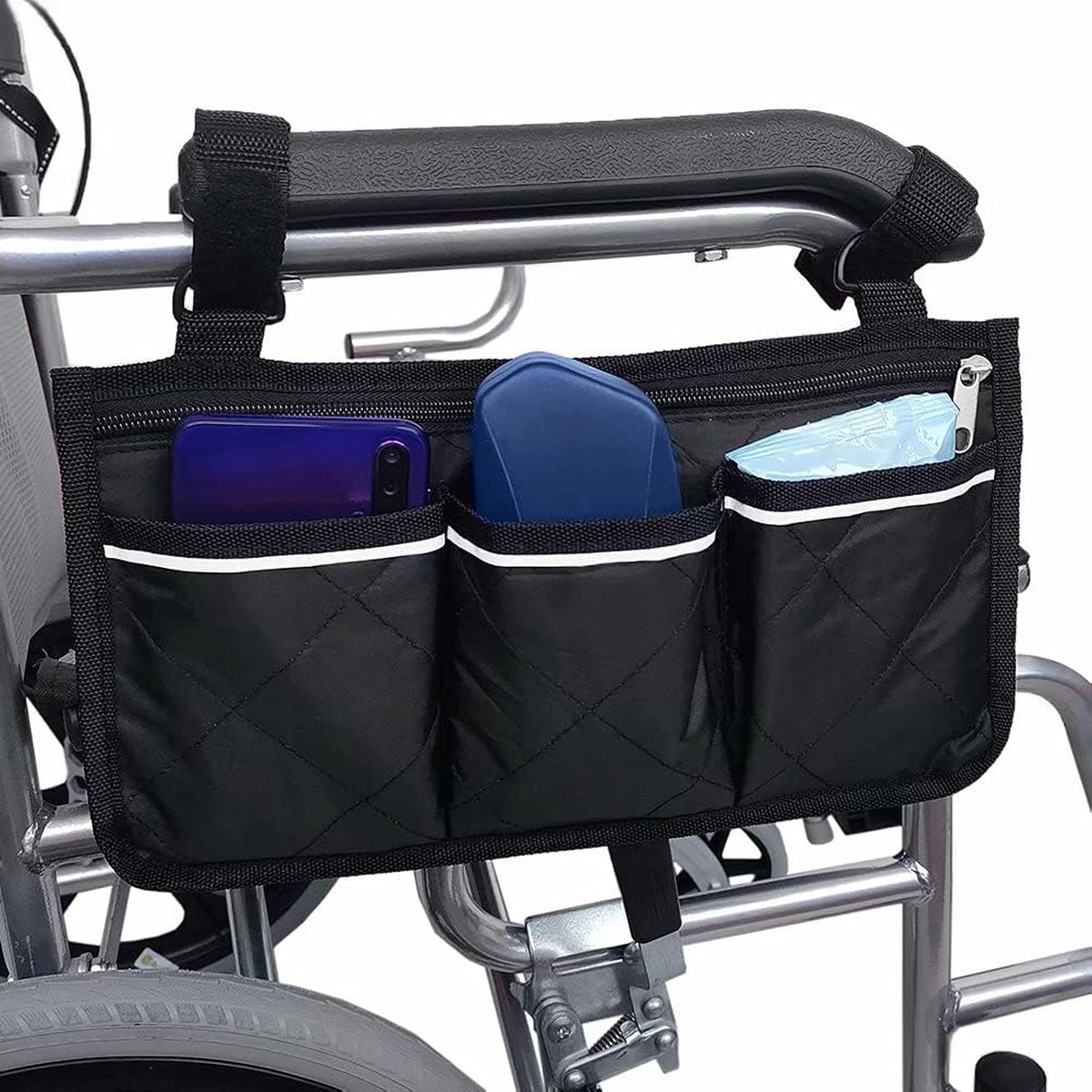 Goedkoopste rolstoel opbergtas - Veilige opbergtas voor rolstoelen, mobiliteitshulp rolstoelaccessoires tas voor ouderen senioren