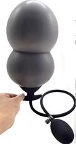 Plug anal gonflable XL Noir Pro | Plug anal | Perles anales | Mega plug anal | fisting | Très haute qualité