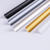 Aluminium Wandaansluitprofiel/Aanrechtprofiel Mat Zilver 3 meter