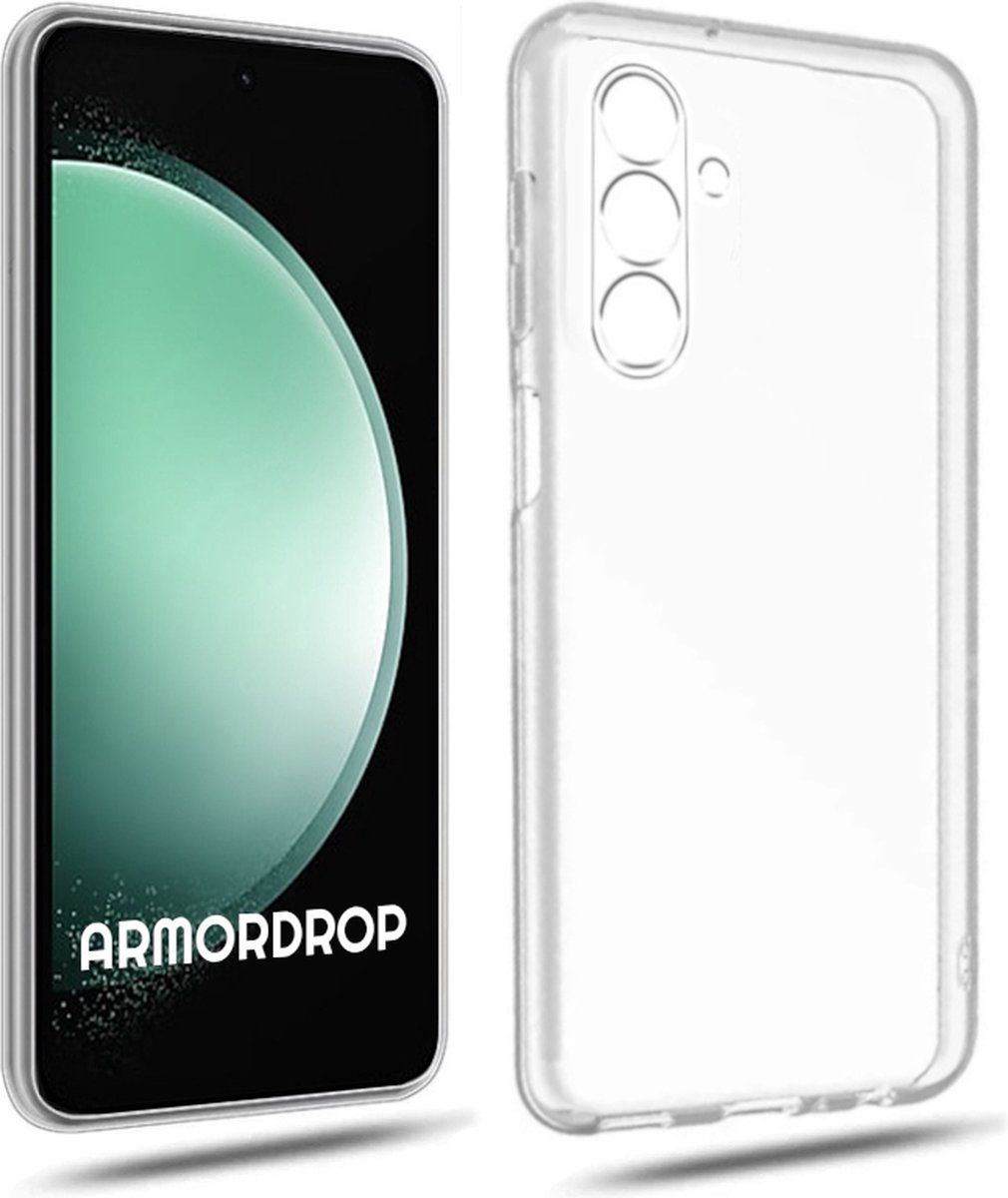 Armordrop Transparant Hoesje Geschikt Voor Samsung S23 FE - Stevige Beschermhoesje
