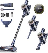 Bol.com Honiture S15 Draadloze Stofzuiger - 450W - Rod Stofzuiger - 60 Minuten Accu - Huishoudelijk aanbieding