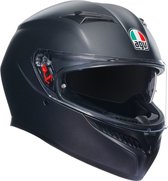 AGV K3 E2206 Mat zwart Integraalhelm MPLK - Maat XS - Integraal helm - Scooter helm - Motorhelm - Zwart