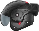 ROOF - RO9 BOXXER 2 KENDO MATT BLACK - STEEL - Maat XL - Systeemhelmen - Scooter helm - Motorhelm - Zwart - ECE 22.06 goedgekeurd