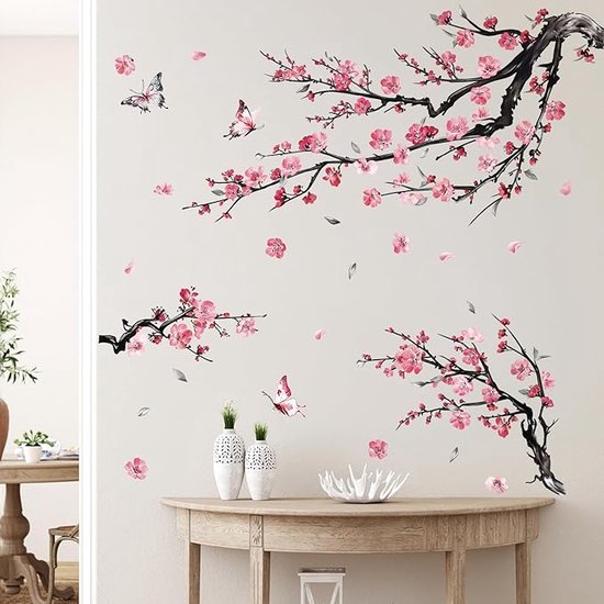 HGDESIGN® Muurtattoo Muur Stickers Vloer Stickers Waterval Berg Wandsticker Muurdecoratie voor Woonkamer Slaapkamer Hal Keuken (D
