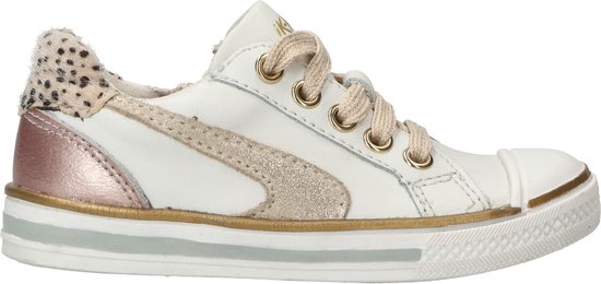 IK-KE Sneaker - Meisjes - Wit/goud/roze - Maat 25