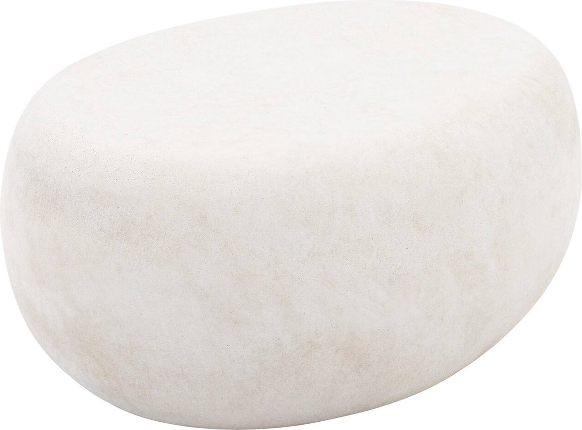 Goossens Bijzettafel Pebble - Beton wit