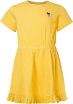 Noppies Girls Dress Ester Robe à manches courtes Filles - Crème banane - Taille 128