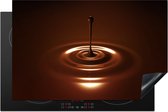 KitchenYeah® Inductie beschermer 80.2x52.2 cm - Gesmolten chocolade - Kookplaataccessoires - Afdekplaat voor kookplaat - Inductiebeschermer - Inductiemat - Inductieplaat mat