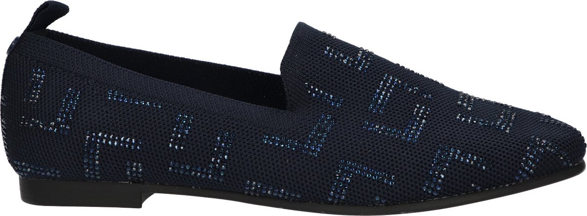 La Strada Loafer Donkerblauw Knitted - Damesschoenen - Maat - 42