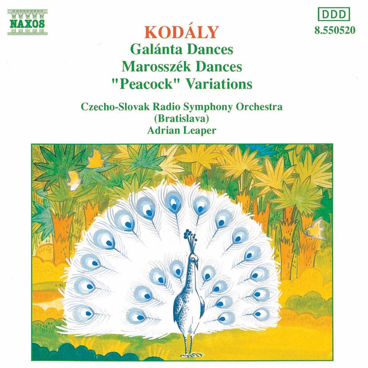 Gabriel Koncer, Slovak Radio Symphony Orchestra & Adrian Leaper - Kodály: alanta Dances / Marosszek Dances / The Peacock (CD)
