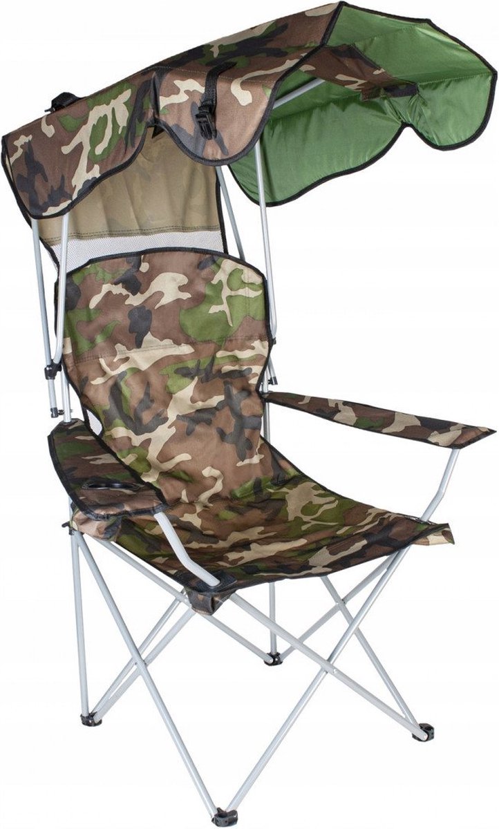 Campingstoel met dak - camouflage