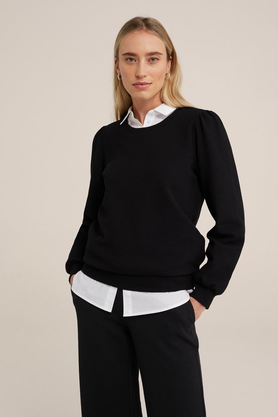 WE Fashion Dames sweater met structuur