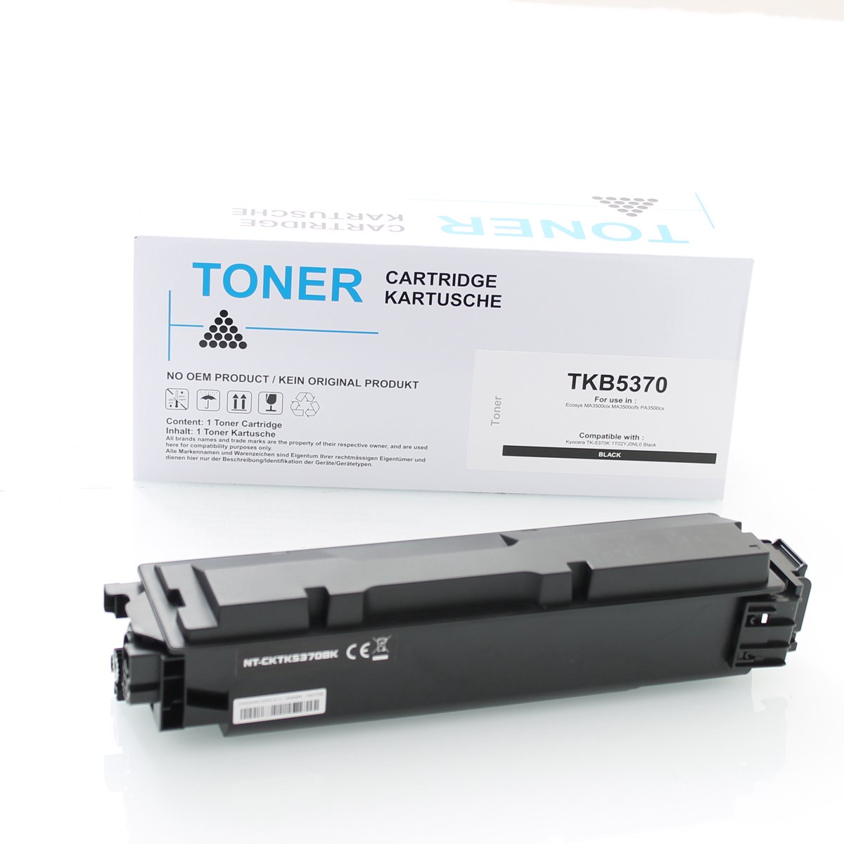 ABC huismerk Toner geschikt voor Kyocera TK-5370K zwart Ecosys MA3500cix MA3500cifx PA3500cx TK5370 K