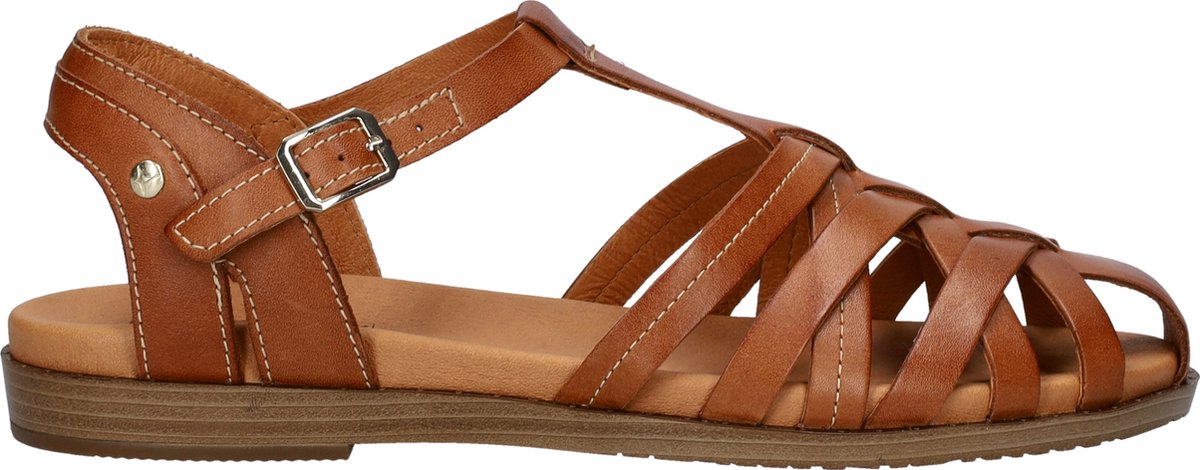 Pikolinos Formentera dames sandaal Cognac Bruin