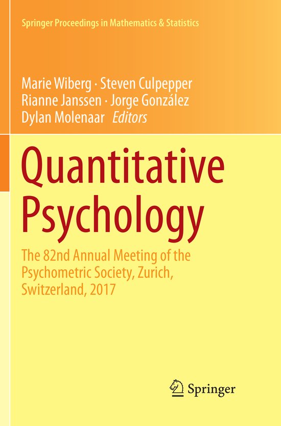 Springer Proceedings in Mathematics & Statistics233- Quantit ... - cover