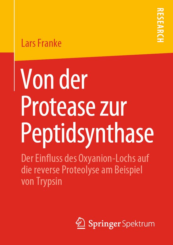 Von der Protease zur Peptidsynthase - cover