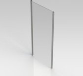GO by Van Marcke Belo vaste wand 90x190cm 6mm easy clean glas profielen aluminium verchroomd regelbaar 86.5-89cm