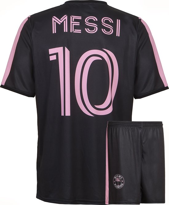 Miami Voetbaltenue Messi - Messi Tenue Uit - Concept Kit - Voetbaltenue Kinderen - Shirt en Broekje - Jongens en Meisjes - Volwassenen - Heren en Dames-M