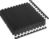 MOVIT® Jeu de tapis de protection 3 m² noir