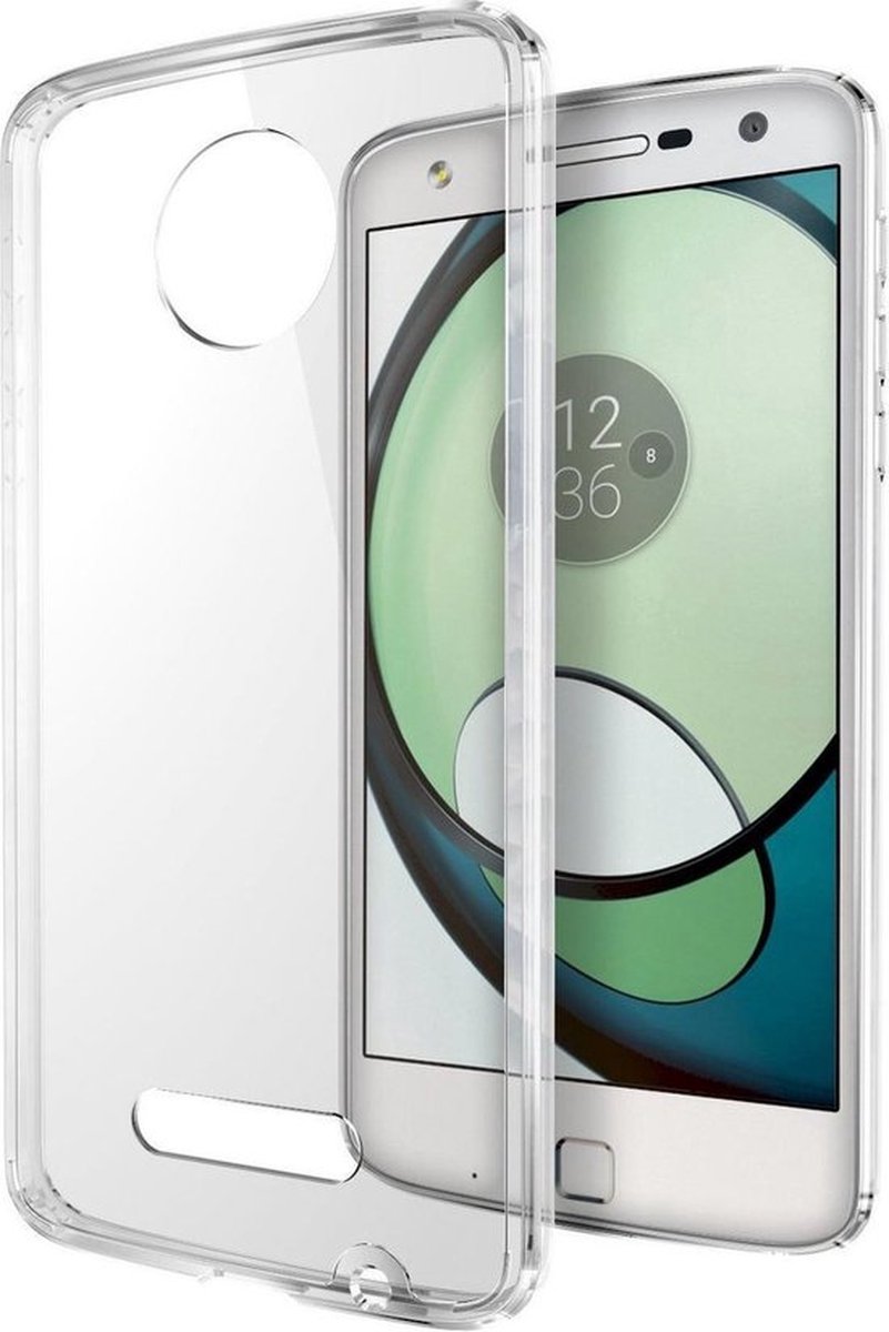 Silicone hoesje Geschikt voor: Motorola Moto Z - transparant