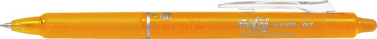 Pilot Frixion - 0.7 mm clicker pen uitwisbaar - abrikoos - 4717