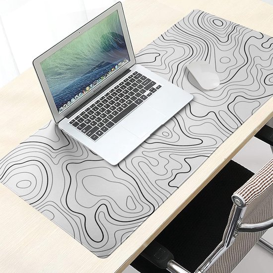 Tapis De Souris Gamer XXL 900x400mm - Design Manga - Base Caoutchouc Antidérapante - Bords Coussus - Bureau & Gaming