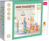 KEBO magnetisch speelgoed - magnetic tiles - magnetische tegels - magnetische bouwstenen - constructie speelgoed - montessori speelgoed - knikkerbaan 108pcs - KBKG-108