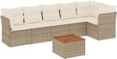 vidaXL-7-delige-Loungeset-met-kussens-poly-rattan-beige