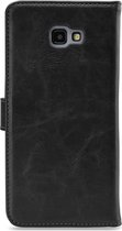 My Style Flex Wallet Telefoonhoesje geschikt voor Samsung Galaxy J4 Plus Hoesje Bookcase Portemonnee - Zwart