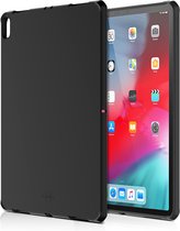 ITSkins SpectrumSolid - Tablethoes geschikt voor Apple iPad Pro 12.9 (2018) Hoes Flexibel TPU Backcover - Plain Black